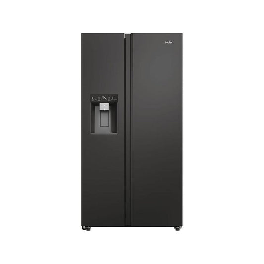 ثلاجة هاير HAIER HSW59F18EIPT 22ft Side By Side Refrigerator, Black