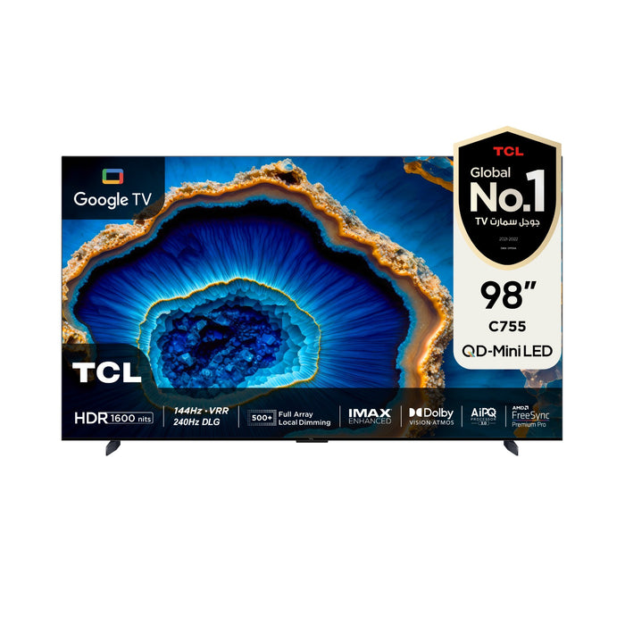 شاشة TCL C755 QD-Mini LED 4K 98"