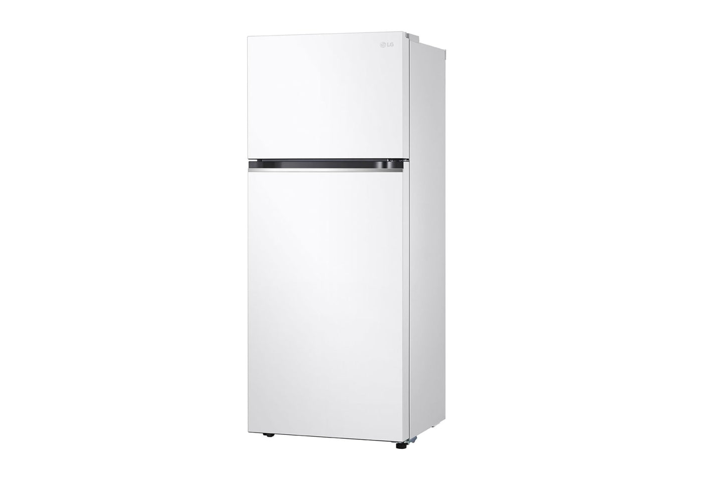 ثلاجة ال جي  فريزر علوي بسعة إجمالية 432 لتر لون أبيض، ضاغط انفيرتر Smart Inverter™