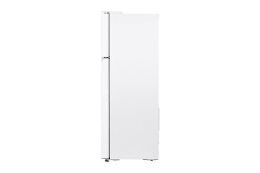 ثلاجة ال جي  فريزر علوي بسعة إجمالية 432 لتر لون أبيض، ضاغط انفيرتر Smart Inverter™