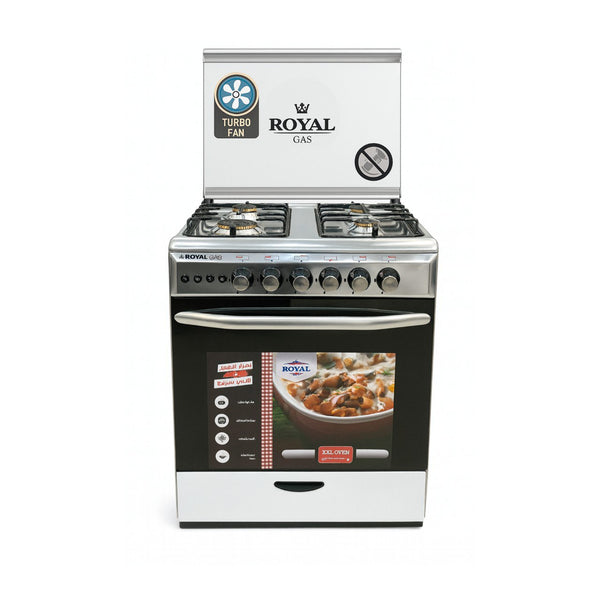 طباخ رويال كاز Royal Gas المصري حجم 60×60 ستيل