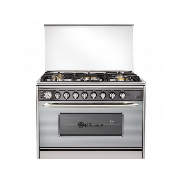 طباخ عشتار حجم 90×60 ستيل مروحه داخل فرن