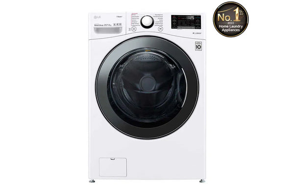 غسالة ال جي LG حجم 20 كيلو فول دراير موديل WDV2102WRV