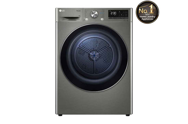 مجففة ال جي LG  حجم 9 كيلو جانبي موديل RH90V9PV8N