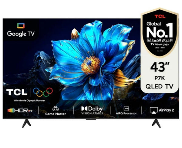 شاشه Tcl حجم 43 موديل p7k